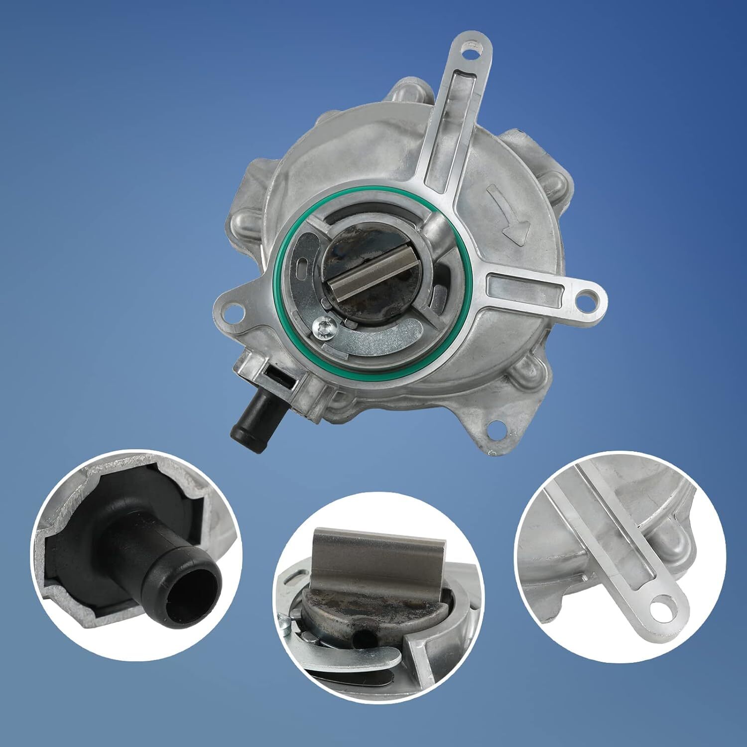 Brake Booster Vacuum Pump Compatible with Audi A3 A4 TT VW Eos GTI Jetta Passat