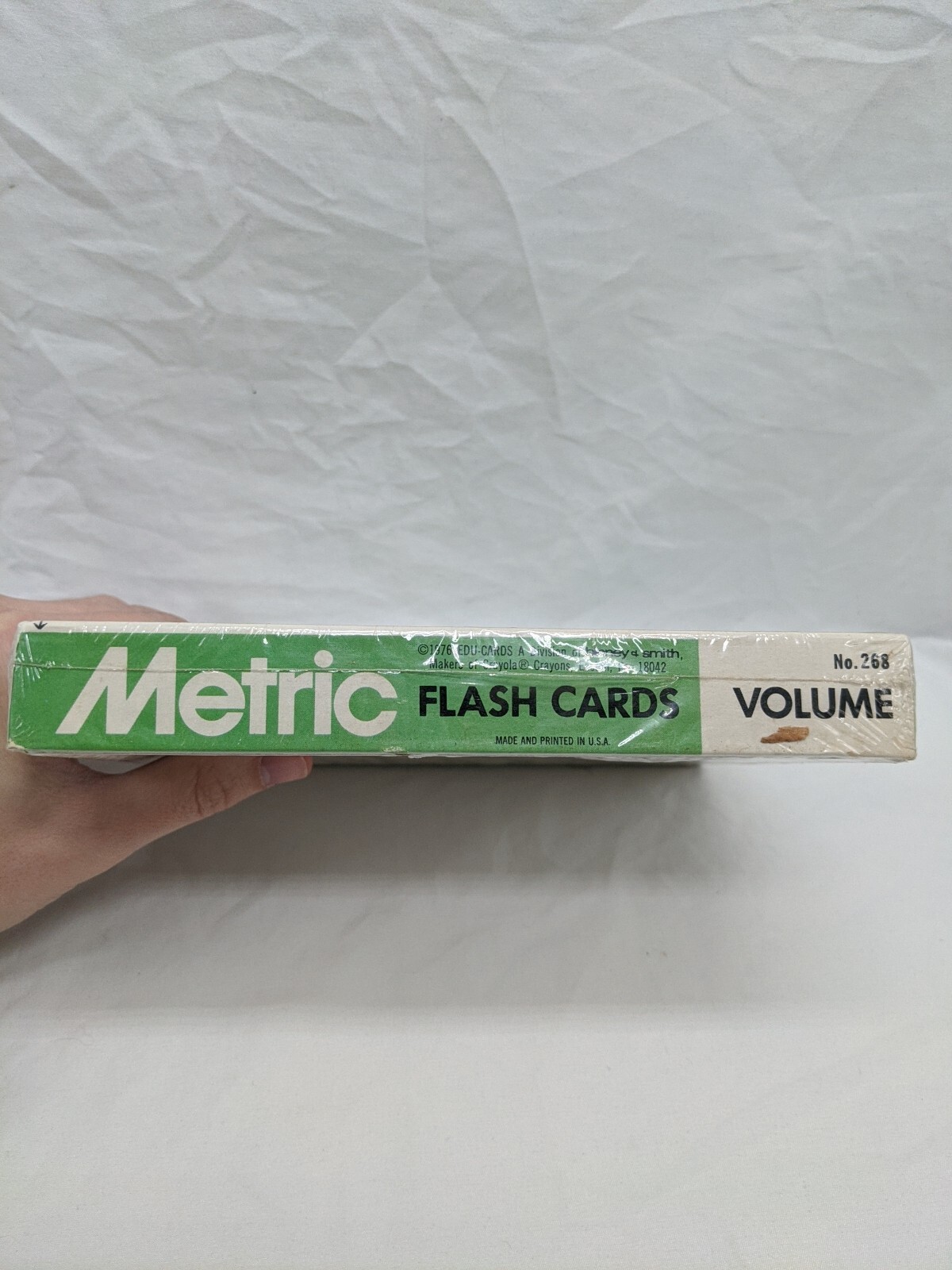 1976 Edu-Cards Metric Volume Flash Cards Sealed