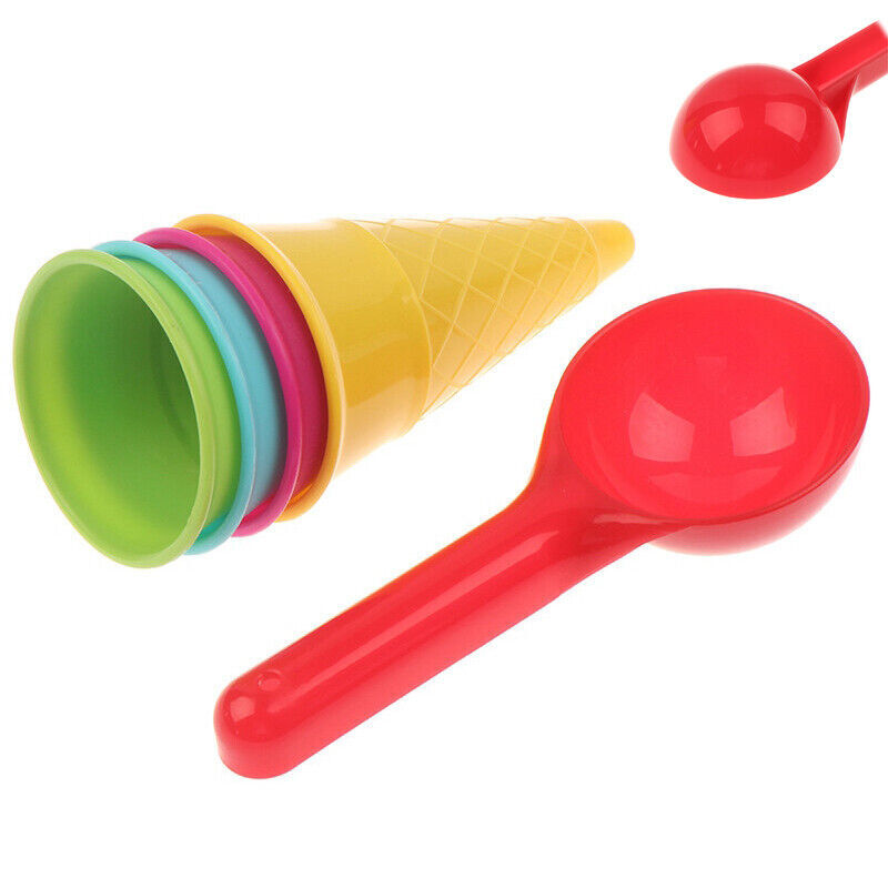 Ice Cream Sand Toy Cone Scoop Beach Toys Montessori Sets Game lot Cute Gift