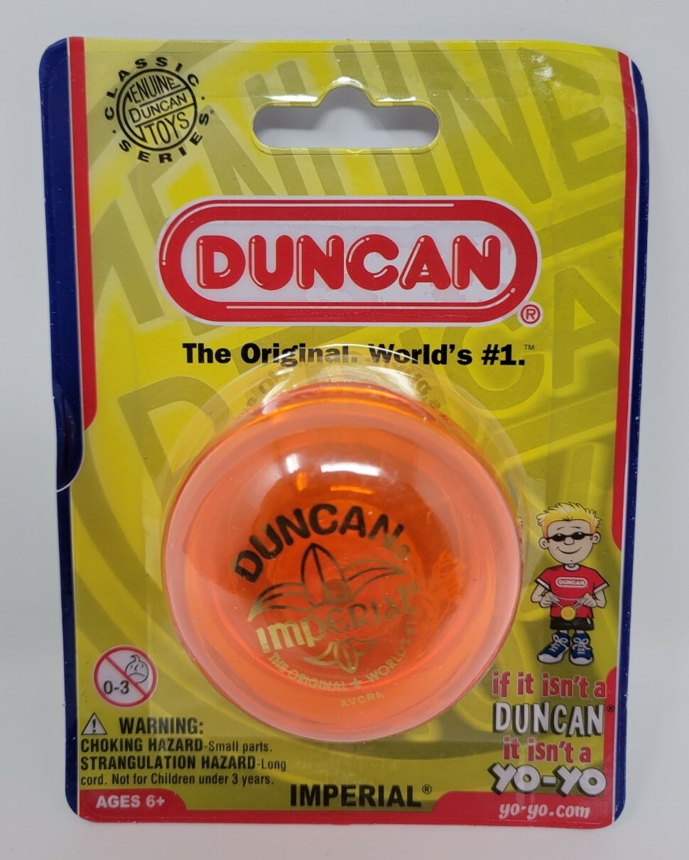 Duncan Imperial Yo Yo Choose From 4 Colors Green Orange Red Blue New Sealed