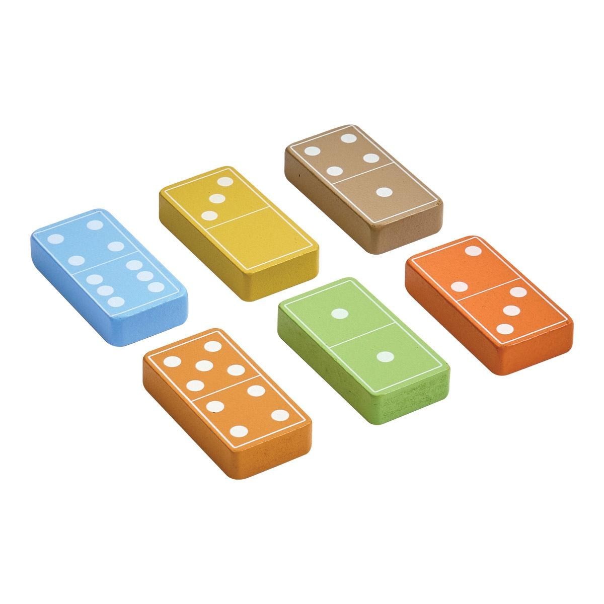 Kaplan Early Learning Wooden Dominoes – 168 Pieces