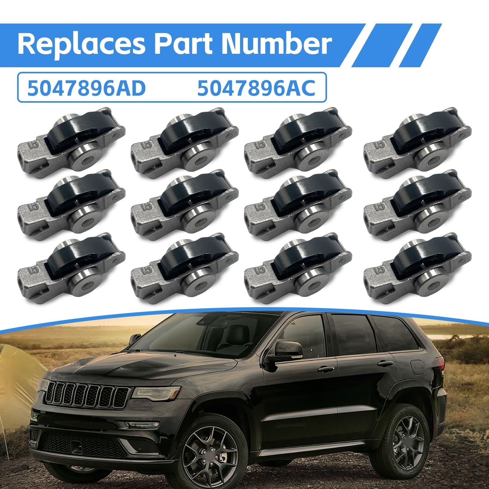 5047896AD Valve Rocker Arm Fit for 3.6L 2016-2024 Chrysler Pacifica/Voyager,D…