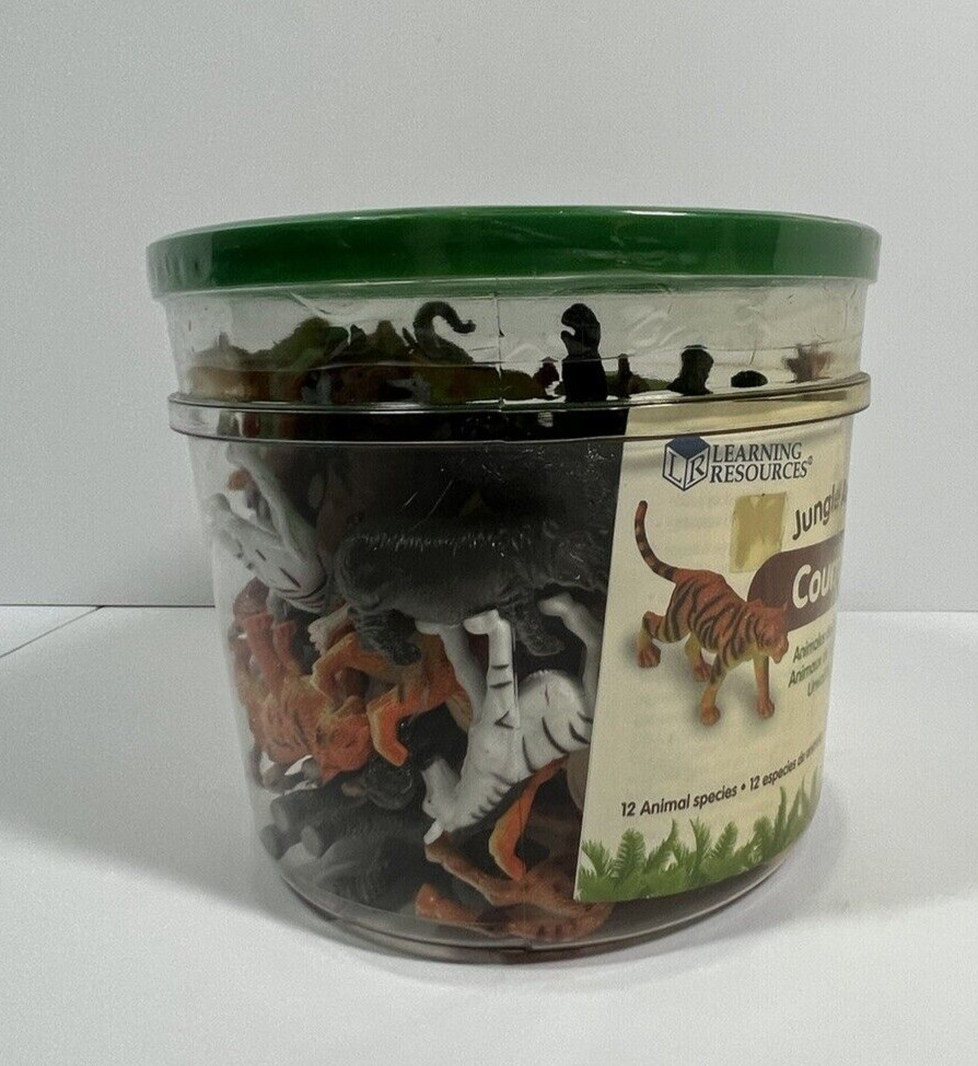 Learning Resources Jungle Animal Counters Educational Counting Sorting 60 Pieces