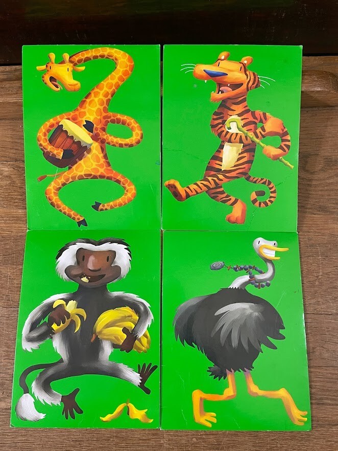 Put Your Left Paw In Jungle Hokey Pokey Magnetic Puzzles Animal Mix and Match