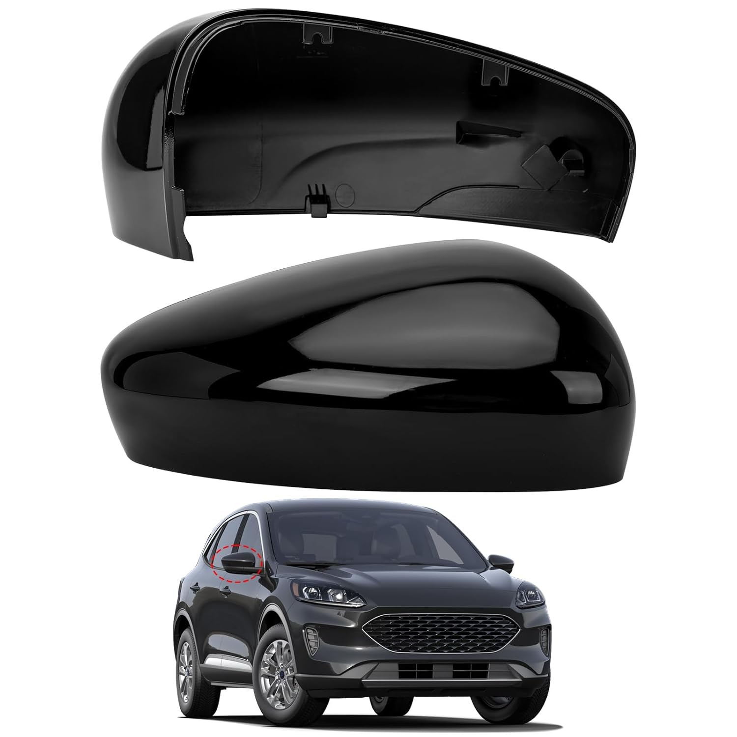 Ford Escape SE Passenger Side Mirror Cover Replacement 2020 2021 2022 2023