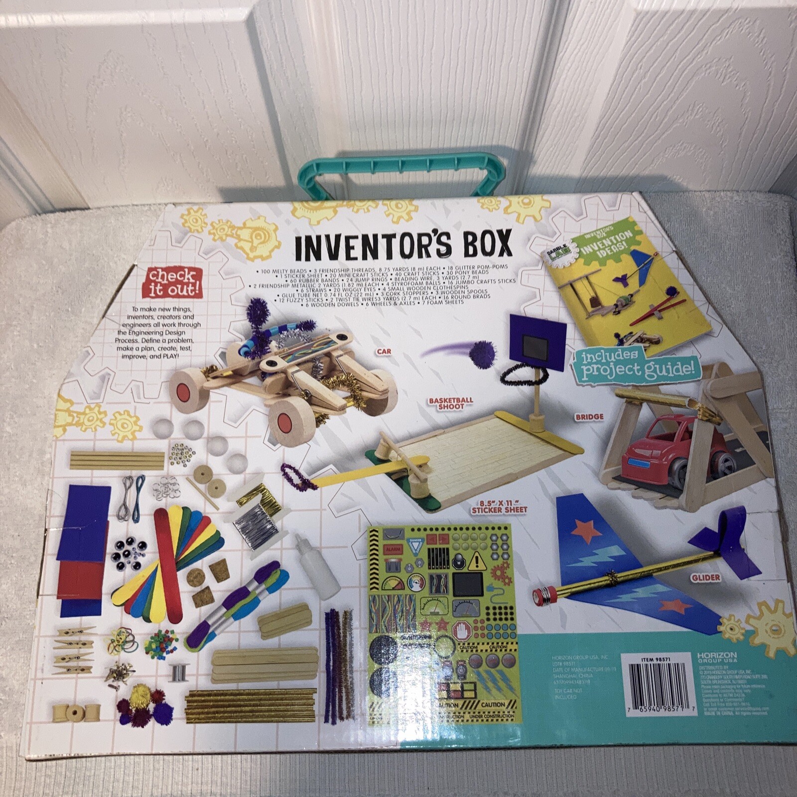 NEW Dabble Lab Kids Inventor’s Box – Fun, Educational Crafts Ages 8+, 250 pieces