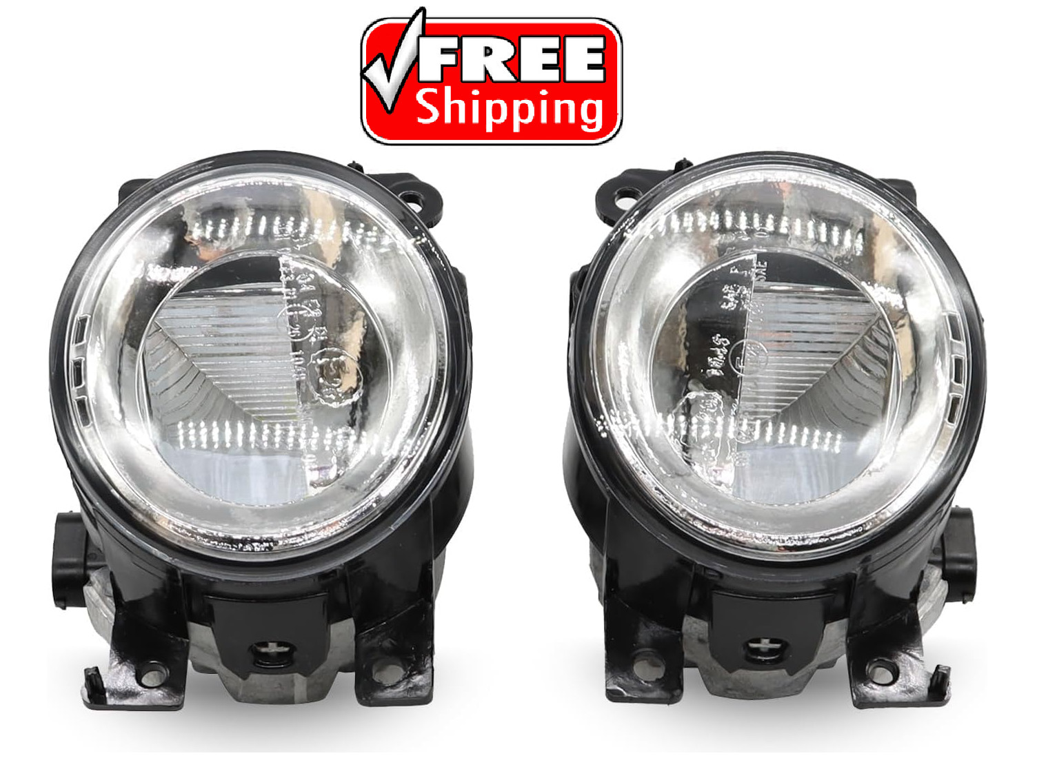 Pair Fog Lights Compatible with Q50 QX50 Q60 QX60 QX80 2014-2018 Driver & Passen