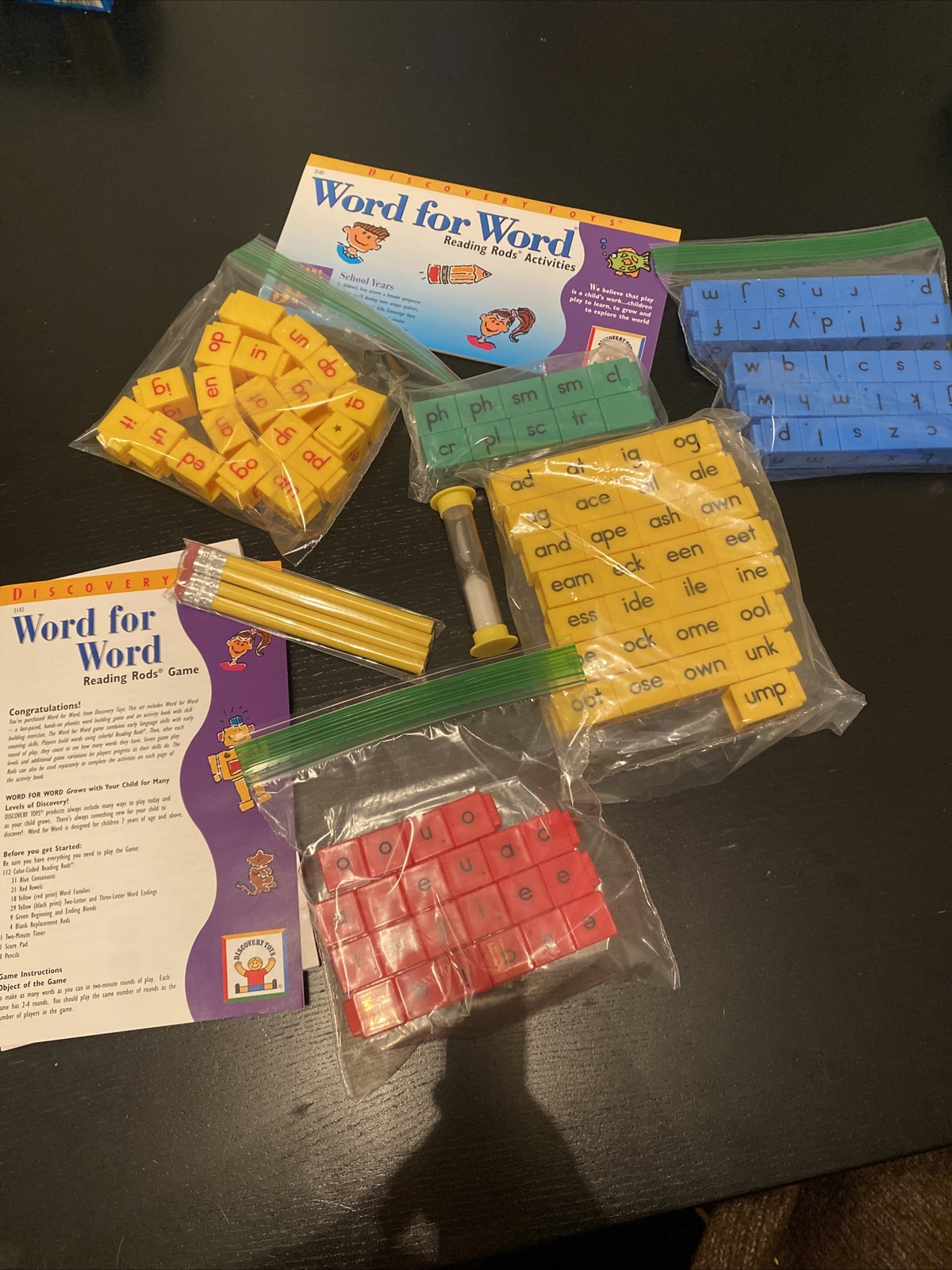 Discovery Toys Word For Word Reading Rods Game