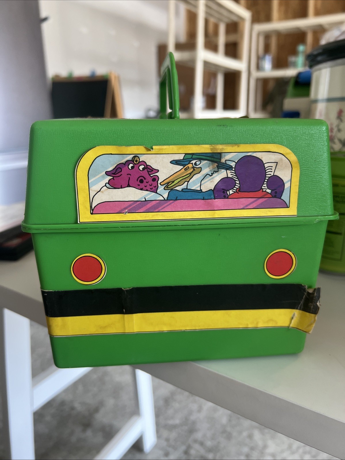 Vintage Sweet Pickles Preschool Program Learning Case Activity Bus (empty)