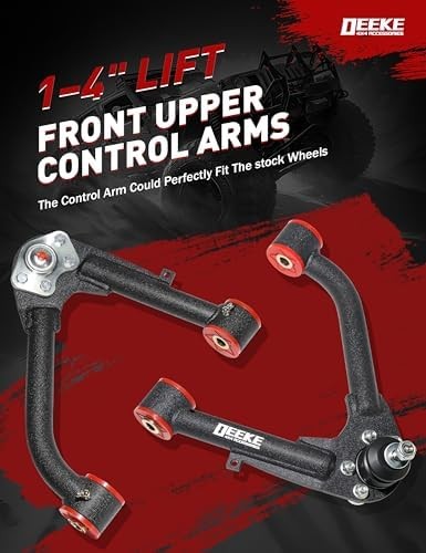 1–4″ Lift Front Upper Control Arms for 2007–2018 Chevy Silverado & GMC Sierra 15