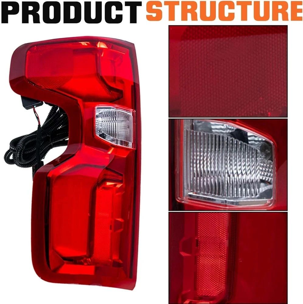 LED Tail Light Assembly Compatible with 2019-2023 Chevy Silverado 1500 left side