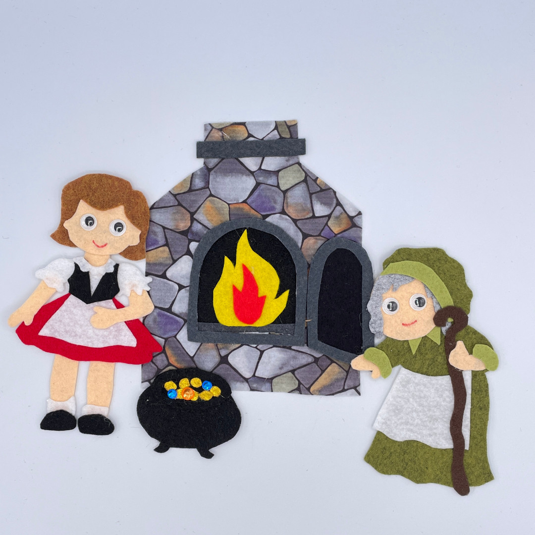 Hansel and Gretel Felt Pieces for Felt or Flannel Board Play
