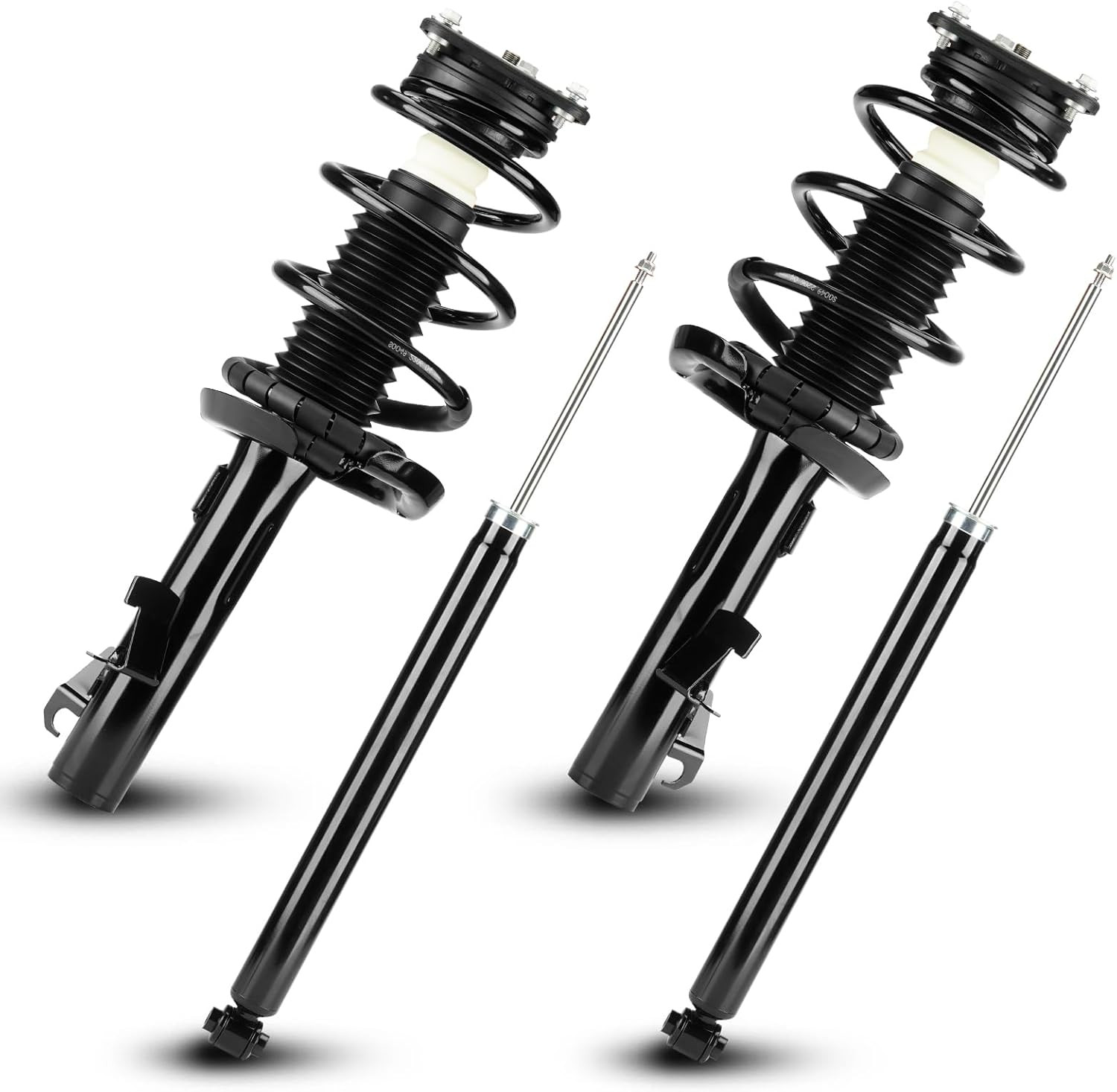 Front Rear Complete Struts Shock Absorbers with Coil Spring Fit for Mazda 5 2006