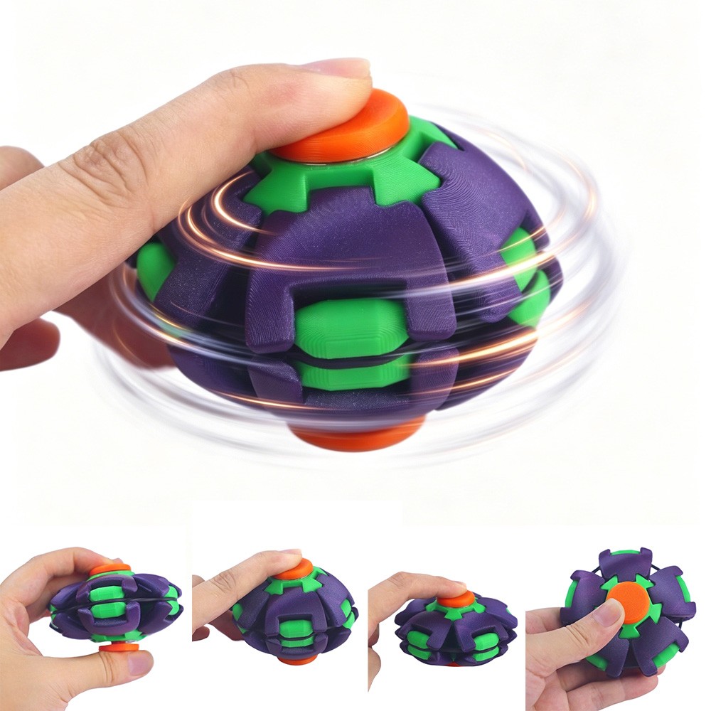 Fidget Spinner Toy for Aldult Children Rotating Balls 3D Printed Stress Relief
