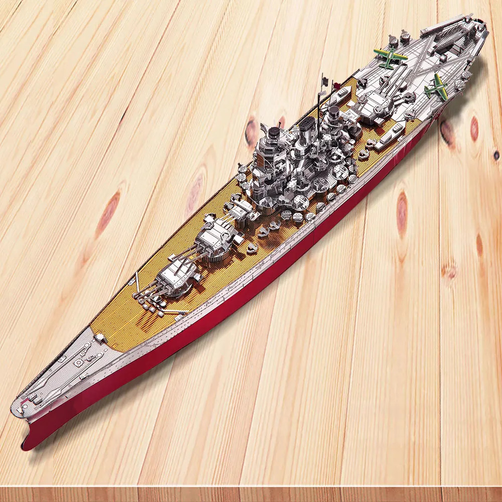 3D Metal Puzzle Battleship Model Building Kits Boat Teens Brain Teaser Gift