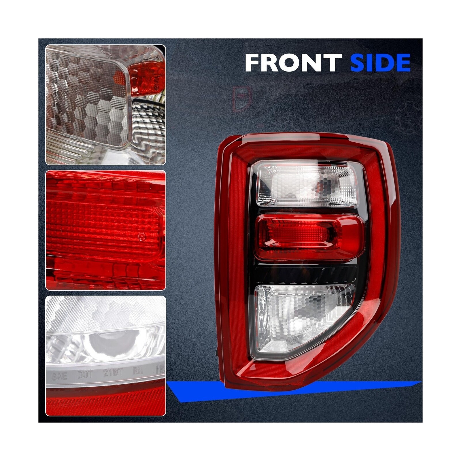 Tail Lights Compatible with 2021 2022 2023 Ford Bronco Sport – Taillights Ass…