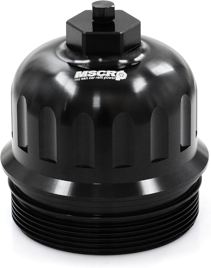 Billet Fuel Filter Housing Cap Compatible with 2017-2019 Chevy/GMC 6.6L L5P