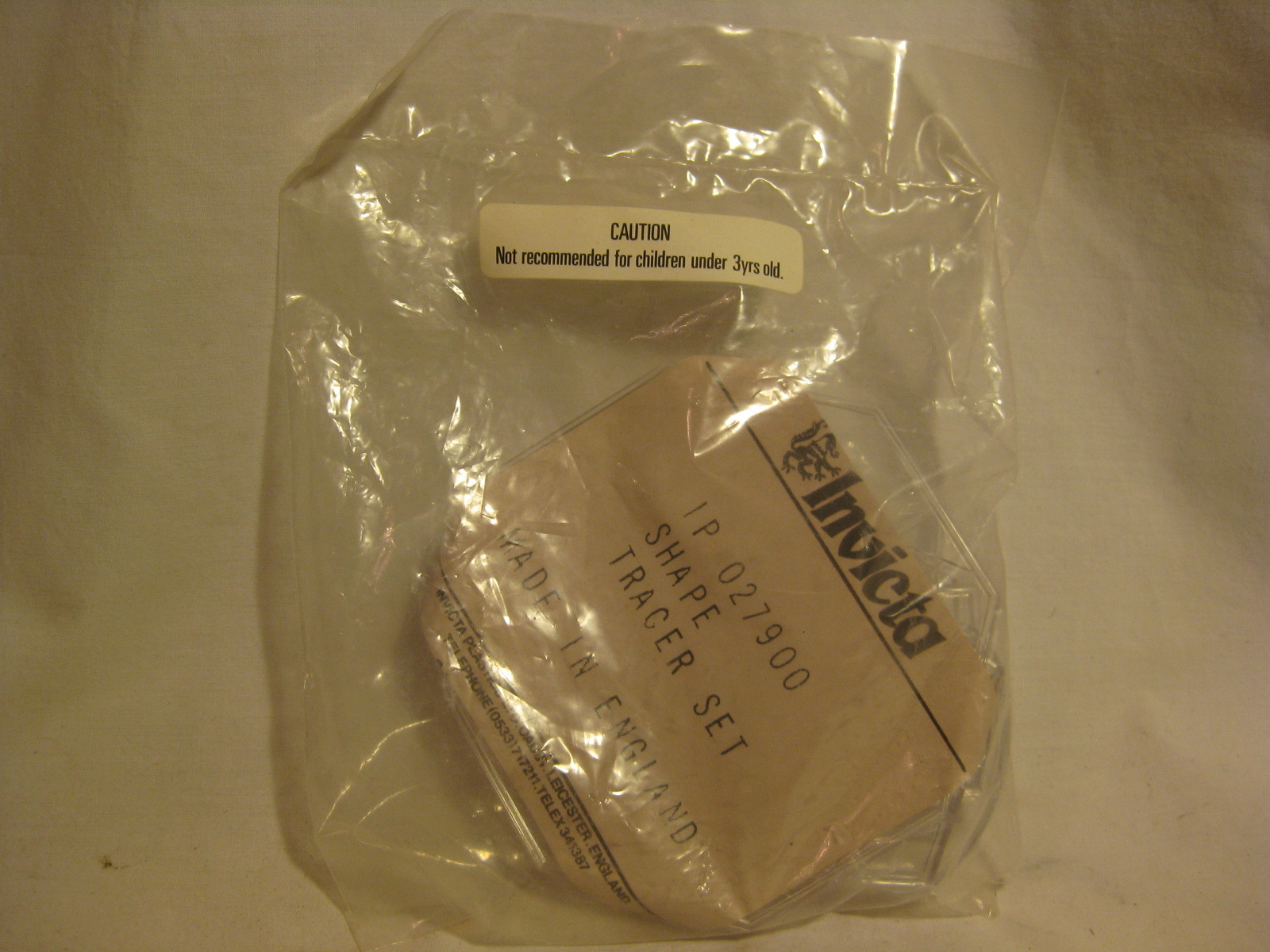 Invicta IP 027900 Shape Tracer Set England Geometric plastics plastic shapes