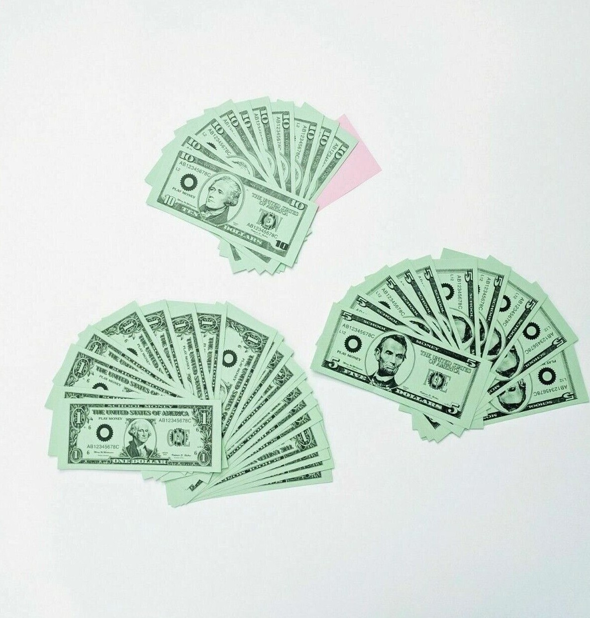 Learning Resources Pretend Play Money HomeSchool Math Currency