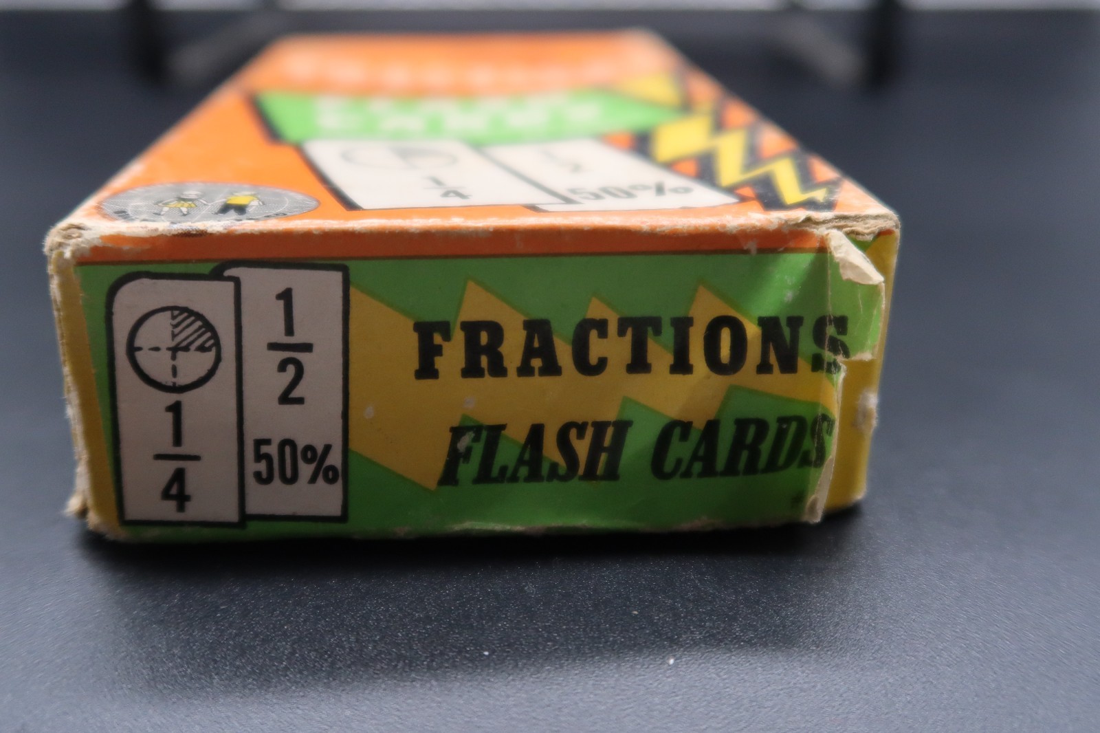 Fractions Flash Cards Learn Parent Teacher Numbers Math Arithmetic Home School