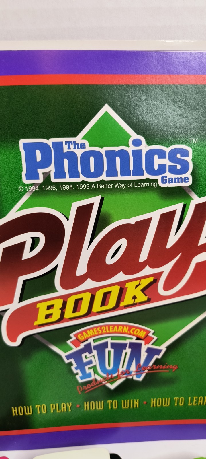 The Phonics Game A Better Way of Learning (Vintage, 1998) Booklet Cards Only