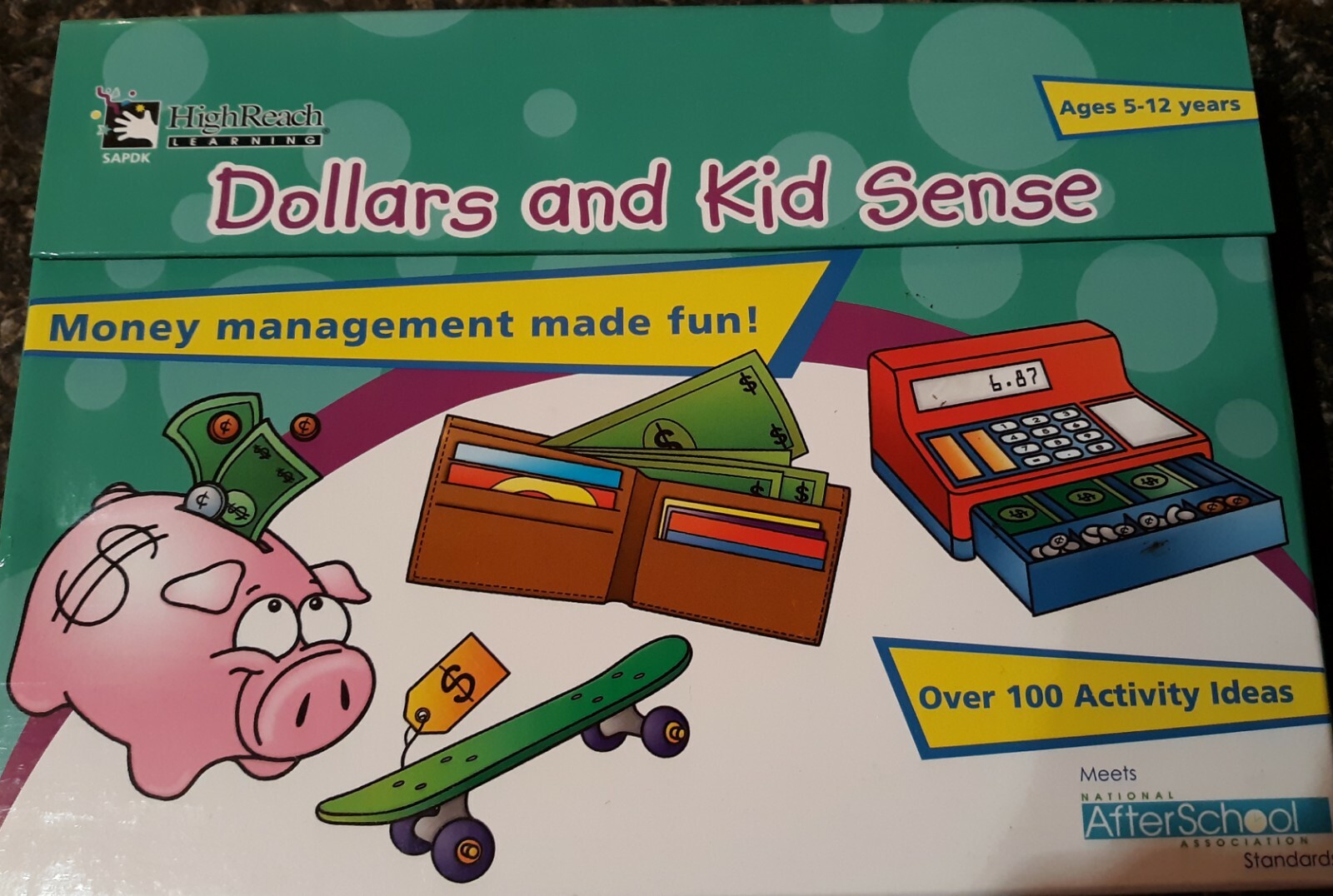 NEW SEALED Dollars and Kid Sense 100+ Activities $ Money Management AGES 5-12