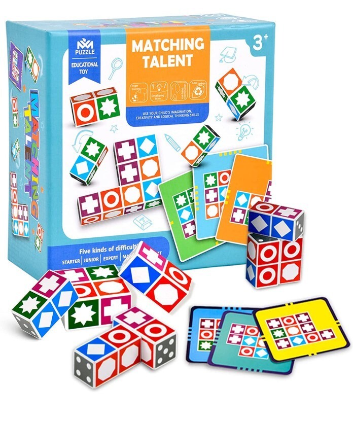 Matching Talent Preschool Puzzle Game Educational Toy 3+ Developing Eye Hand…