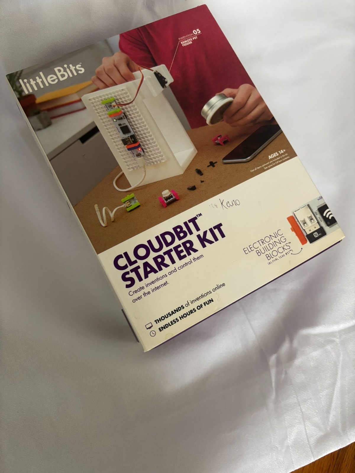 Littlebits Cloudbit Starter Kit– Never used, all pieces intact