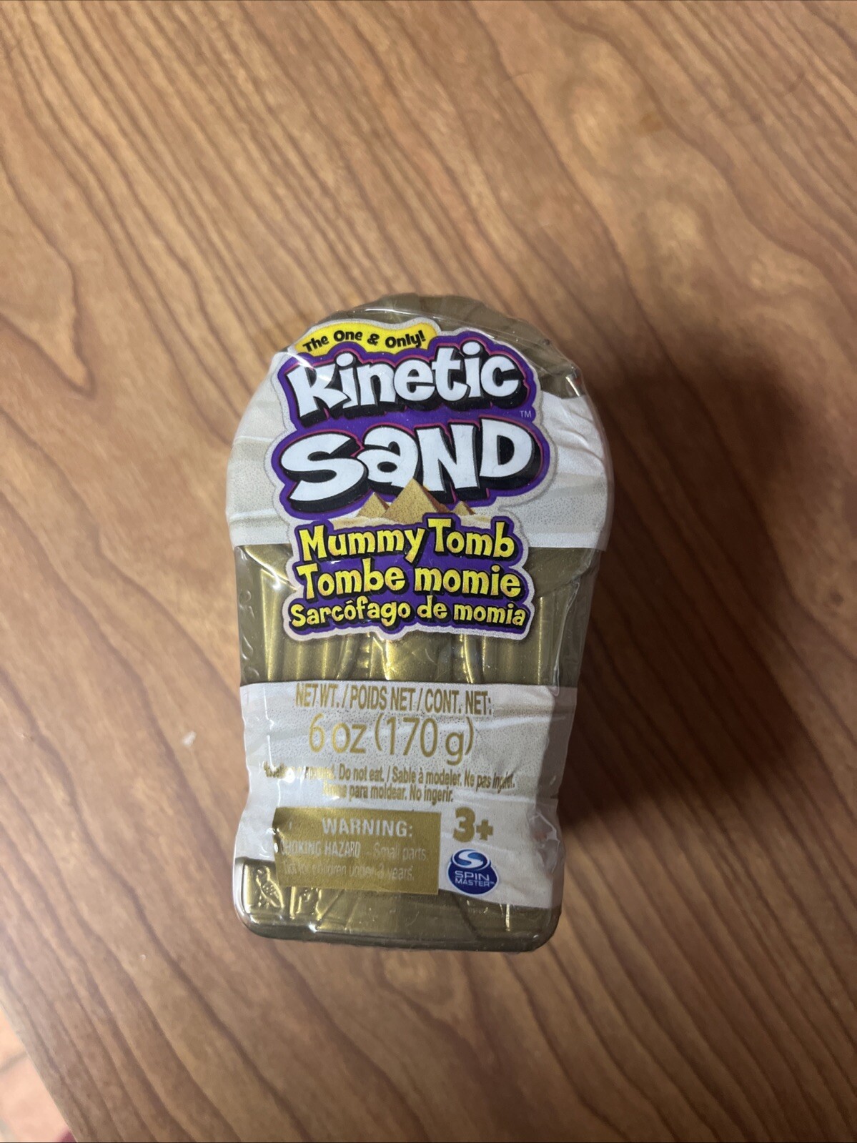 Kinetic Sand Mummy Tomb Playset with 6oz Brown Sand Find Tresure Brand New
