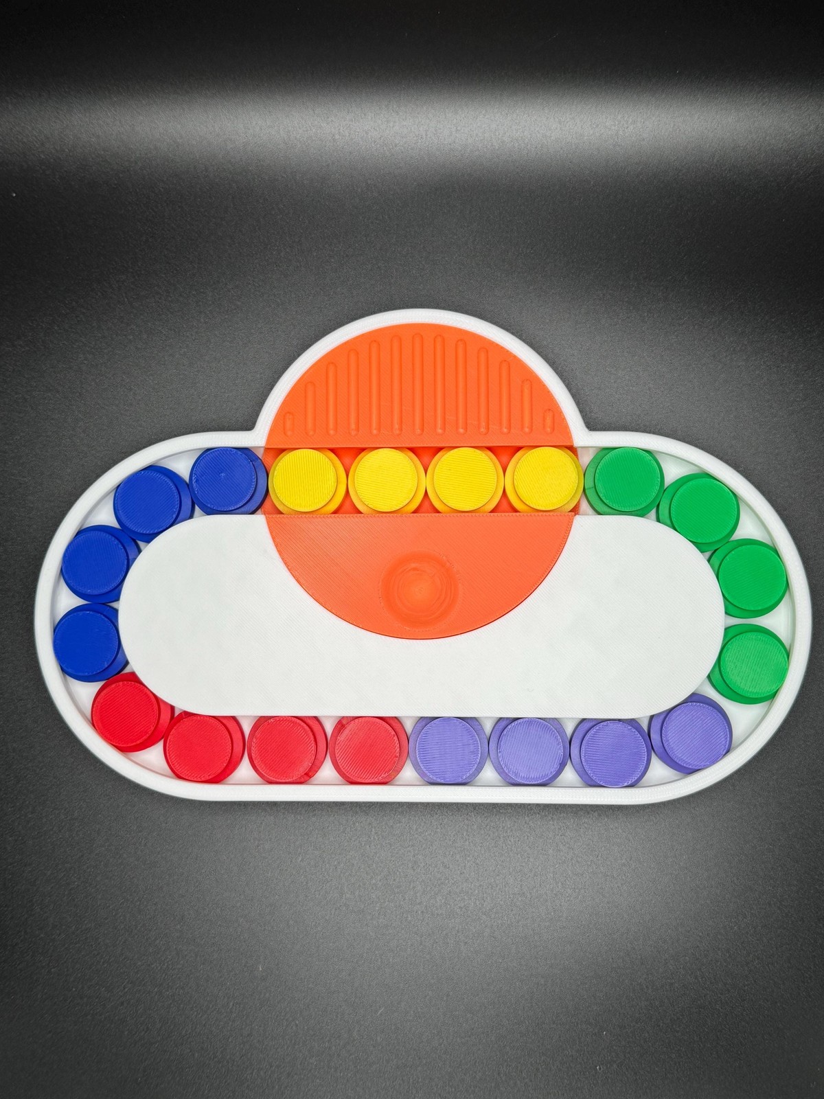 Top Spin Puzzle – High Quality 3D Printed Mind Game for Kids & Teachers – Fun