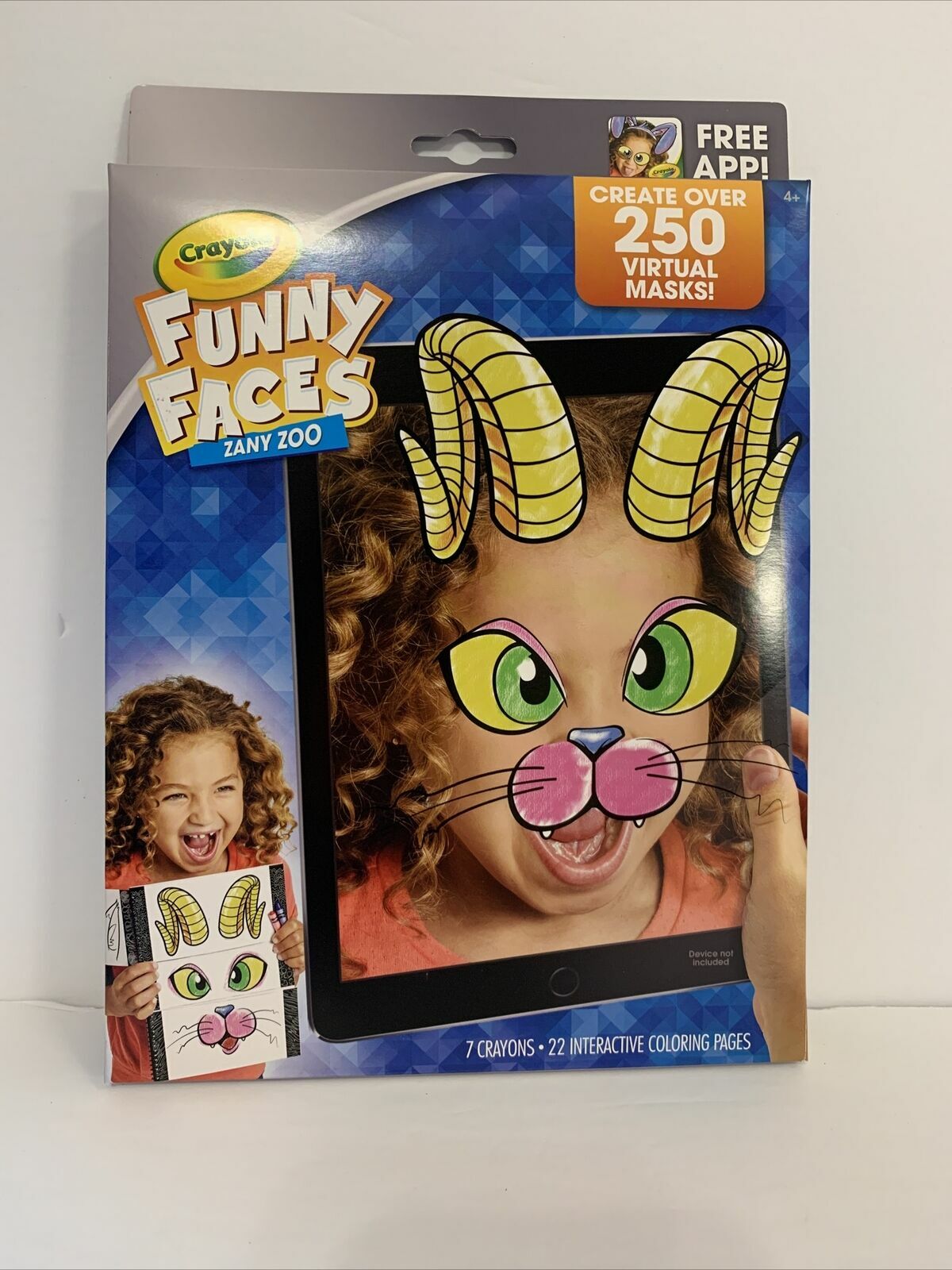 Crayola Funny Faces CREATE 250 VIRTUAL MASKS 22 Interactive Coloring Pages ZaZOO