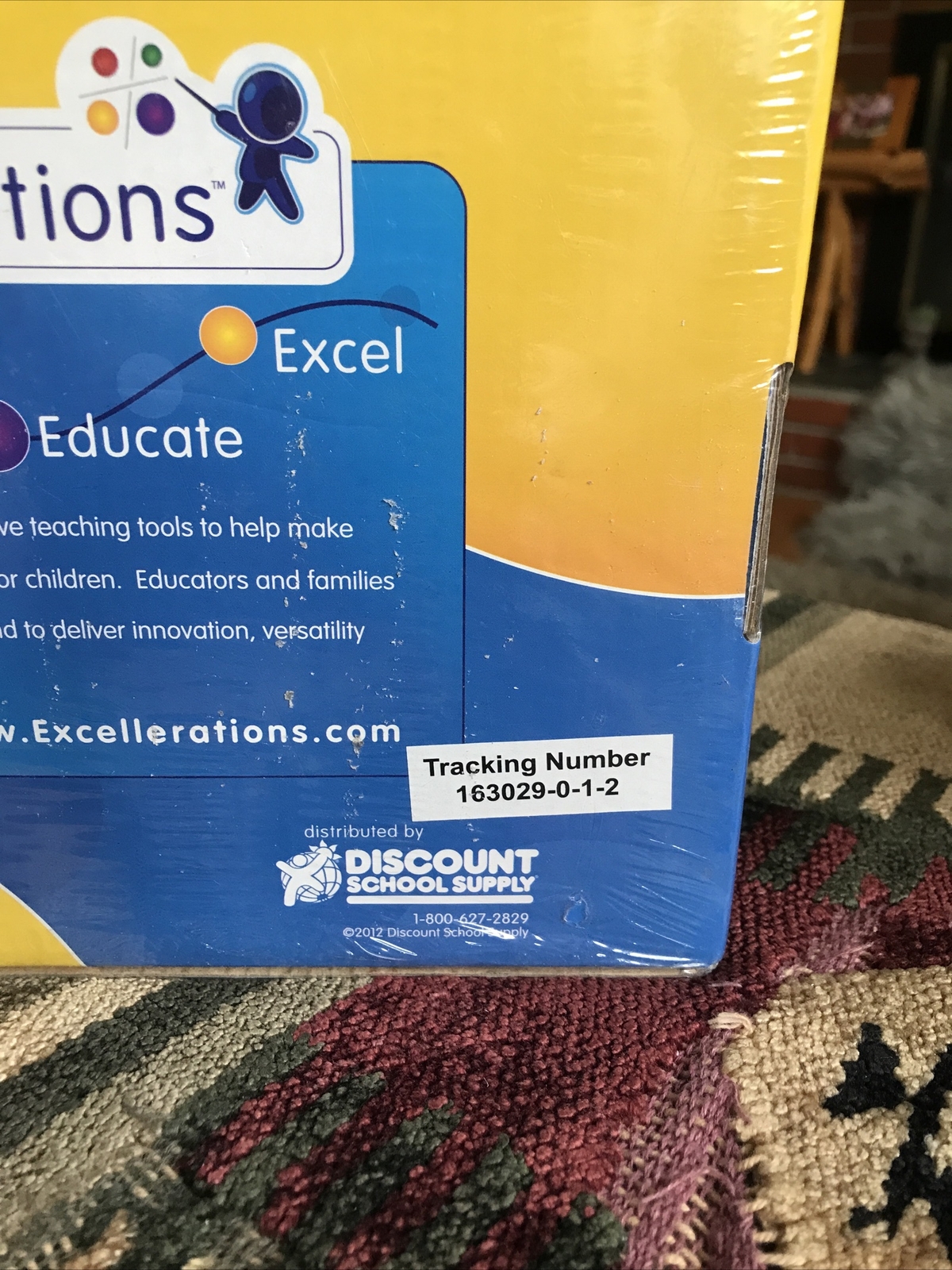 Excellerations Button Bingo Colors and Shapes Homeschool Pre K to Kinder FreShip