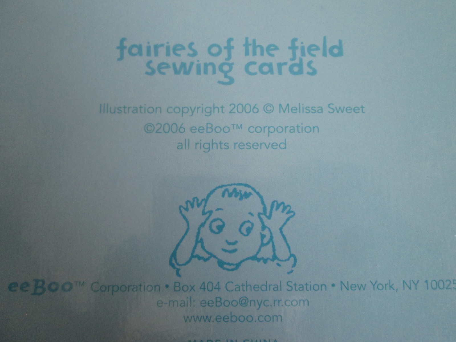 Eeboo Musical Friends Lacing 5 Sewing Cards and Laces Best Toy Award 2006