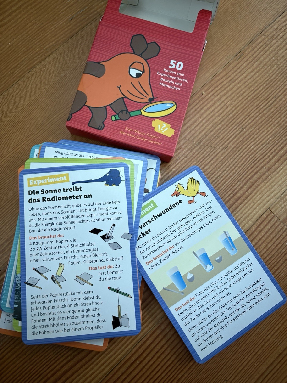 Die Maus “Probier’s Aus!” Activity & Craft Cards For Kids 5+ In German Language