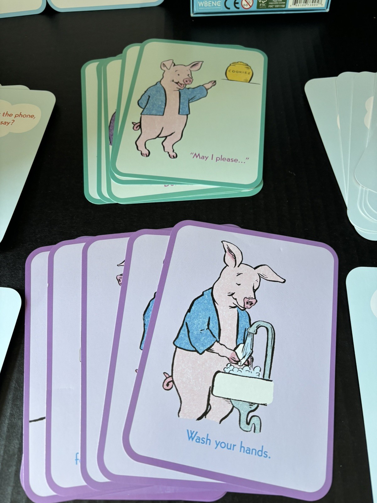 EEBOO GOOD MANNERS CONVERSATION CARDS-COMPLETE