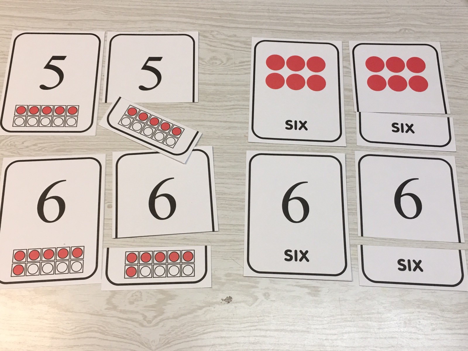 Identifying Numbers – Cards for Learning Center – Three Part Cards – Montessori