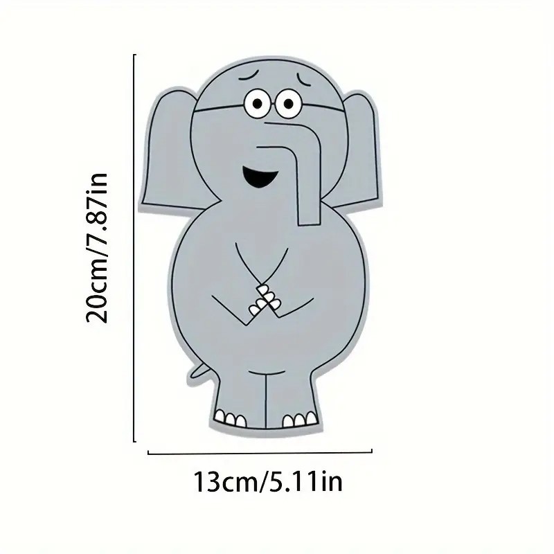 Piggie and Elephant Felt Puppets Story Set Educational Flannel Board Toy