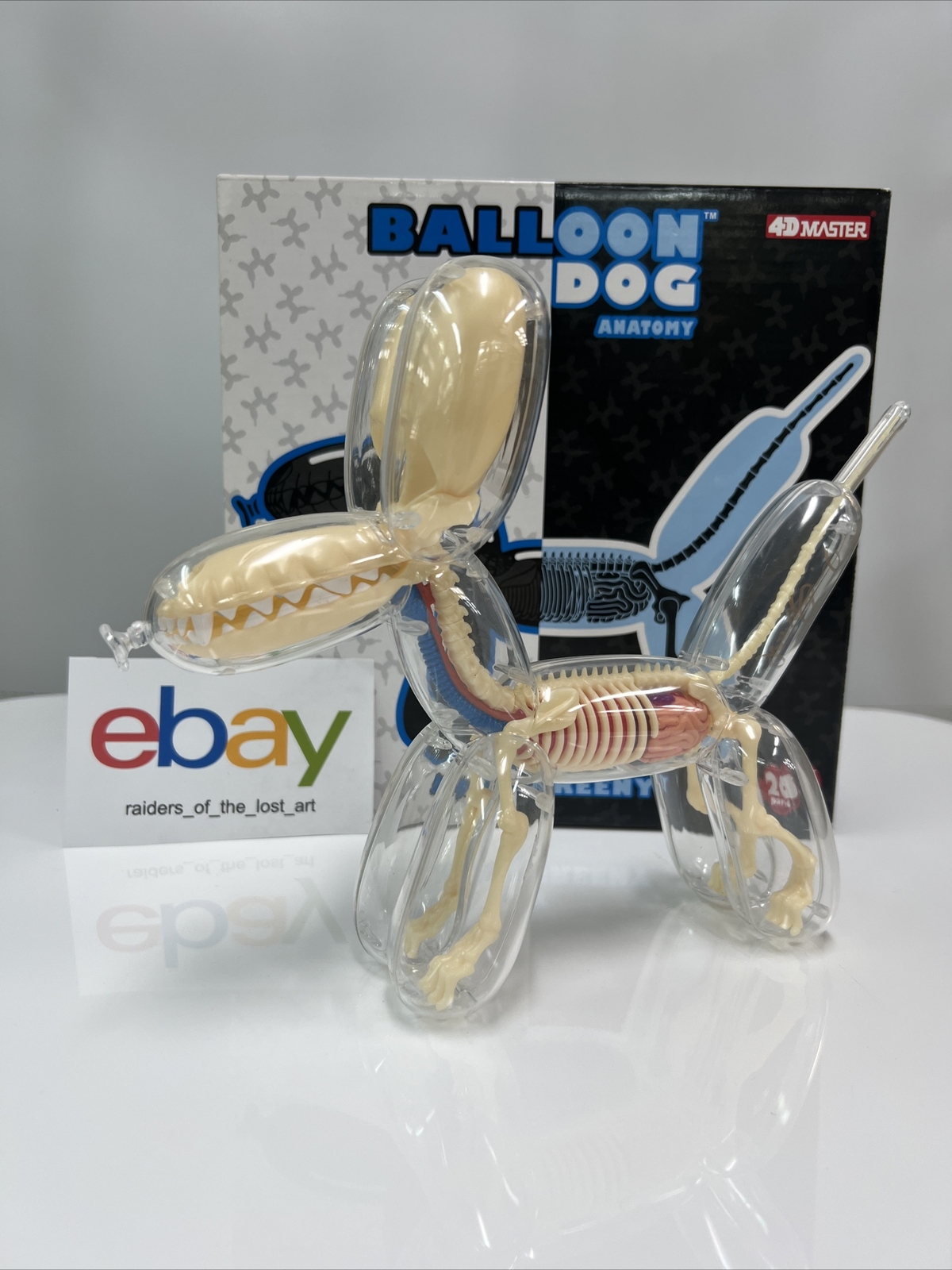 4D Master MIGHTY JAXX Balloon Dog Anatomy Toy SIGNED by Jason Freeny