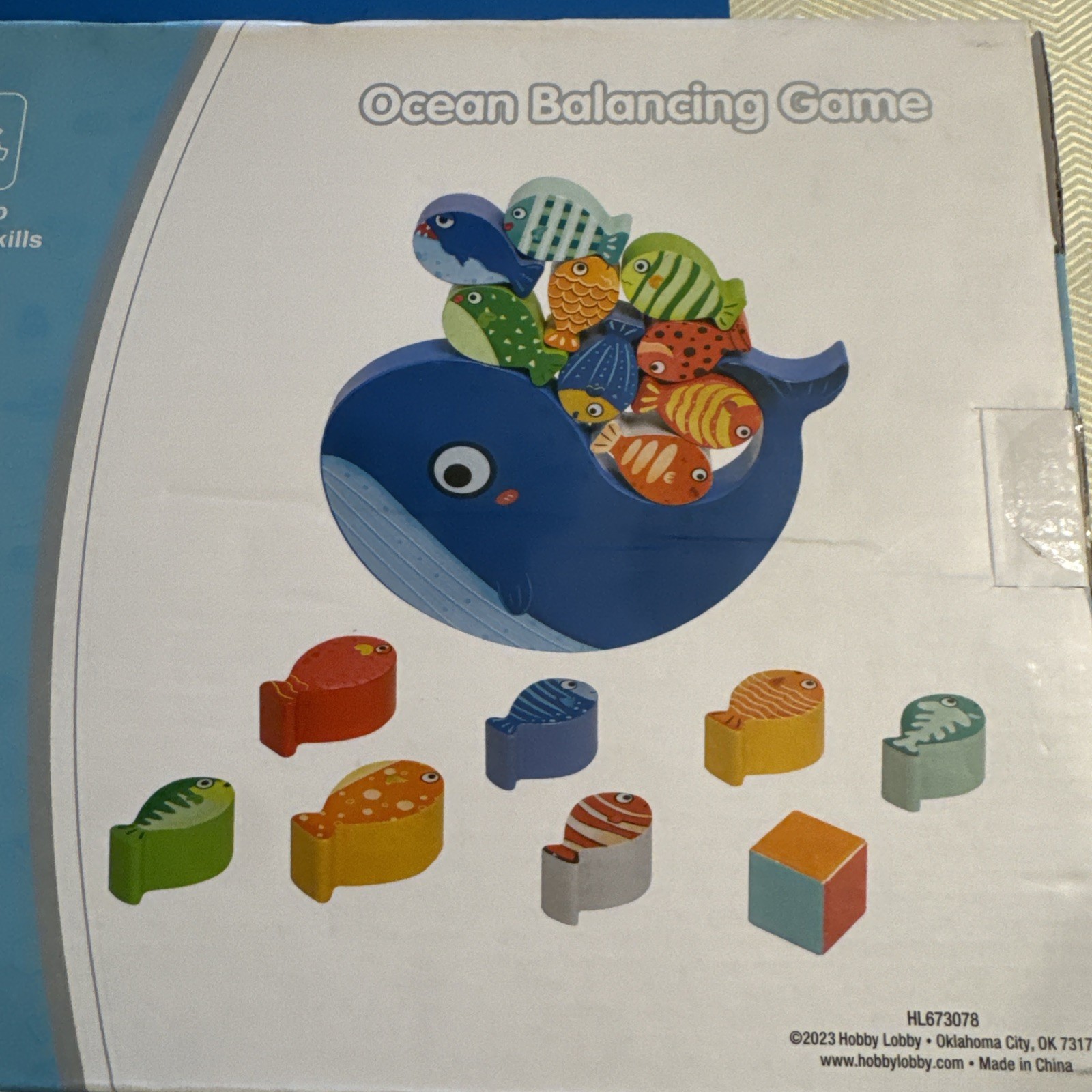 Ocean Life Creatures Whale & Friends Balance Game Learning Motor Skills New