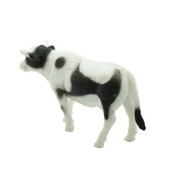 Cow, Dairy Realistic Small Toy Model Plastic Replica Farm Animal Kids 2.5″ F1845