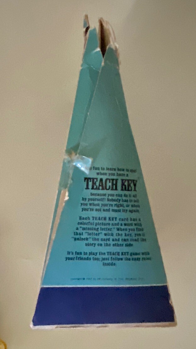 VTG 1967 3M Games TEACH KEY Reading & Spelling Educational Aid Complete 48 Cards