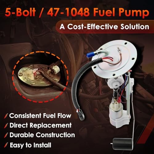 5 Bolt Fuel Pump Assembly Polaris Sportsman 500 700 800