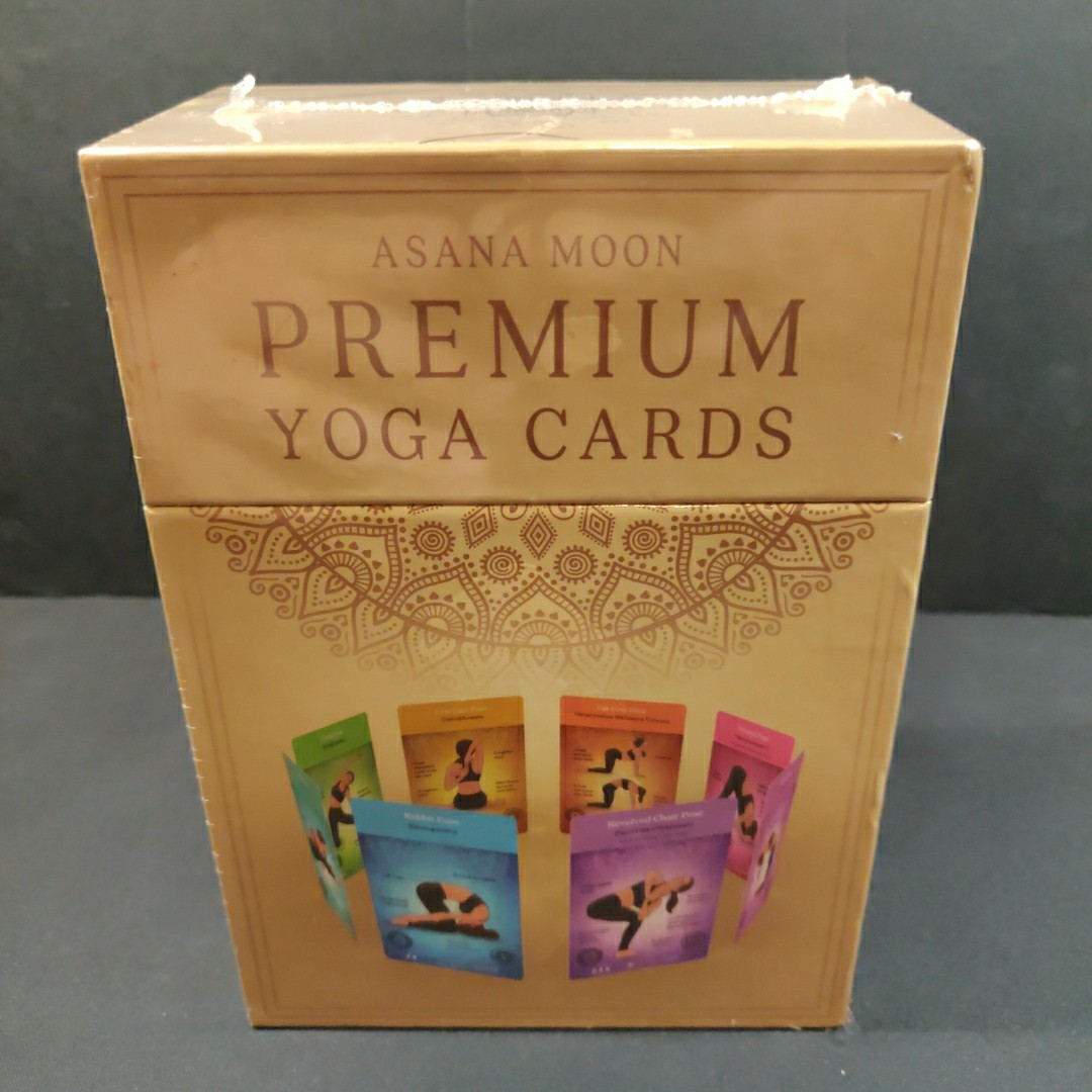 Asana Moon Premium Yoga Cards Deck Over 120 Yoga Poses & 12 Sequences New Sealed