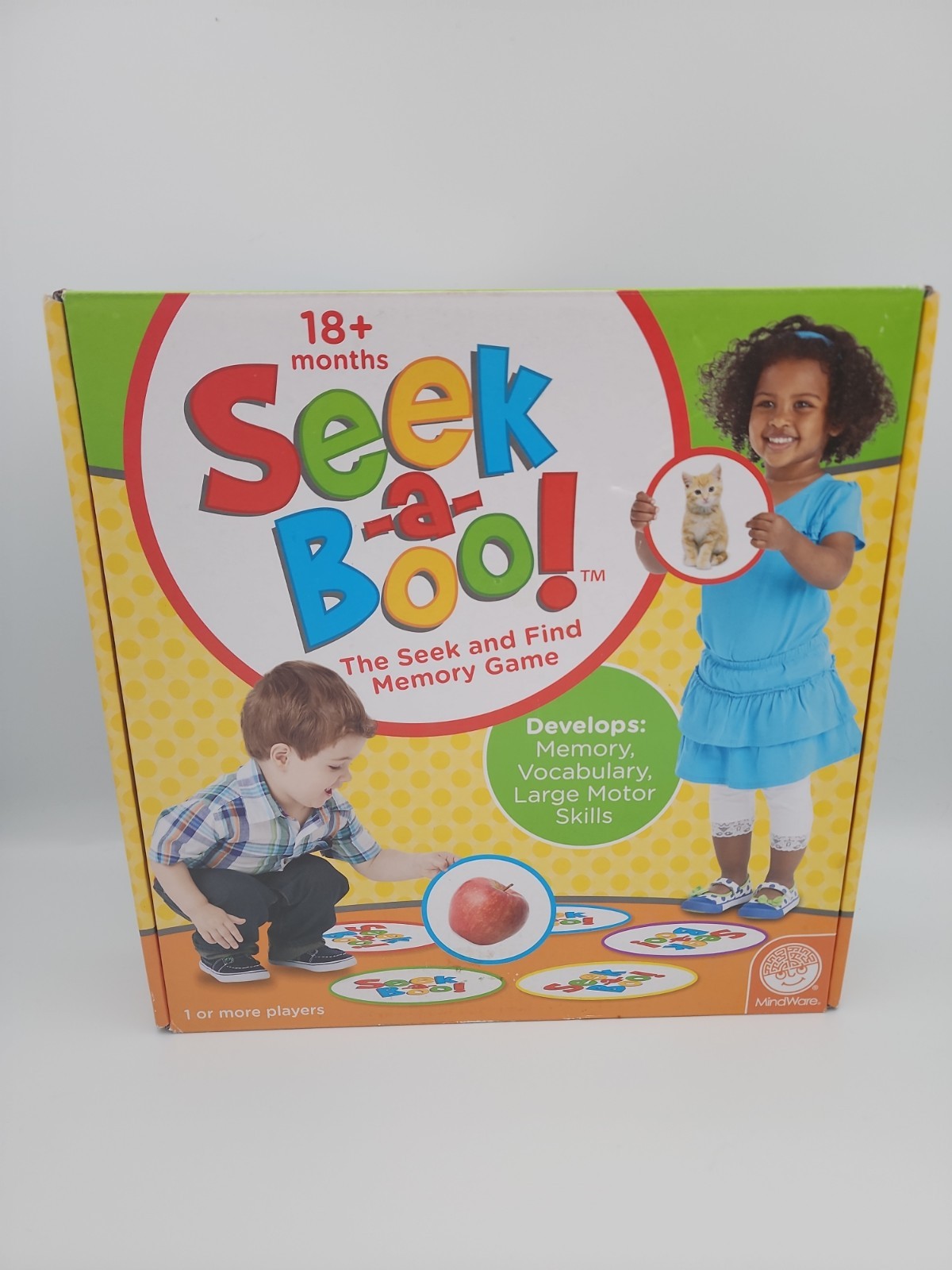 Seek-A-Boo The Seek And Find Memory Game Mindware Brain Toys 18m+ New In Box