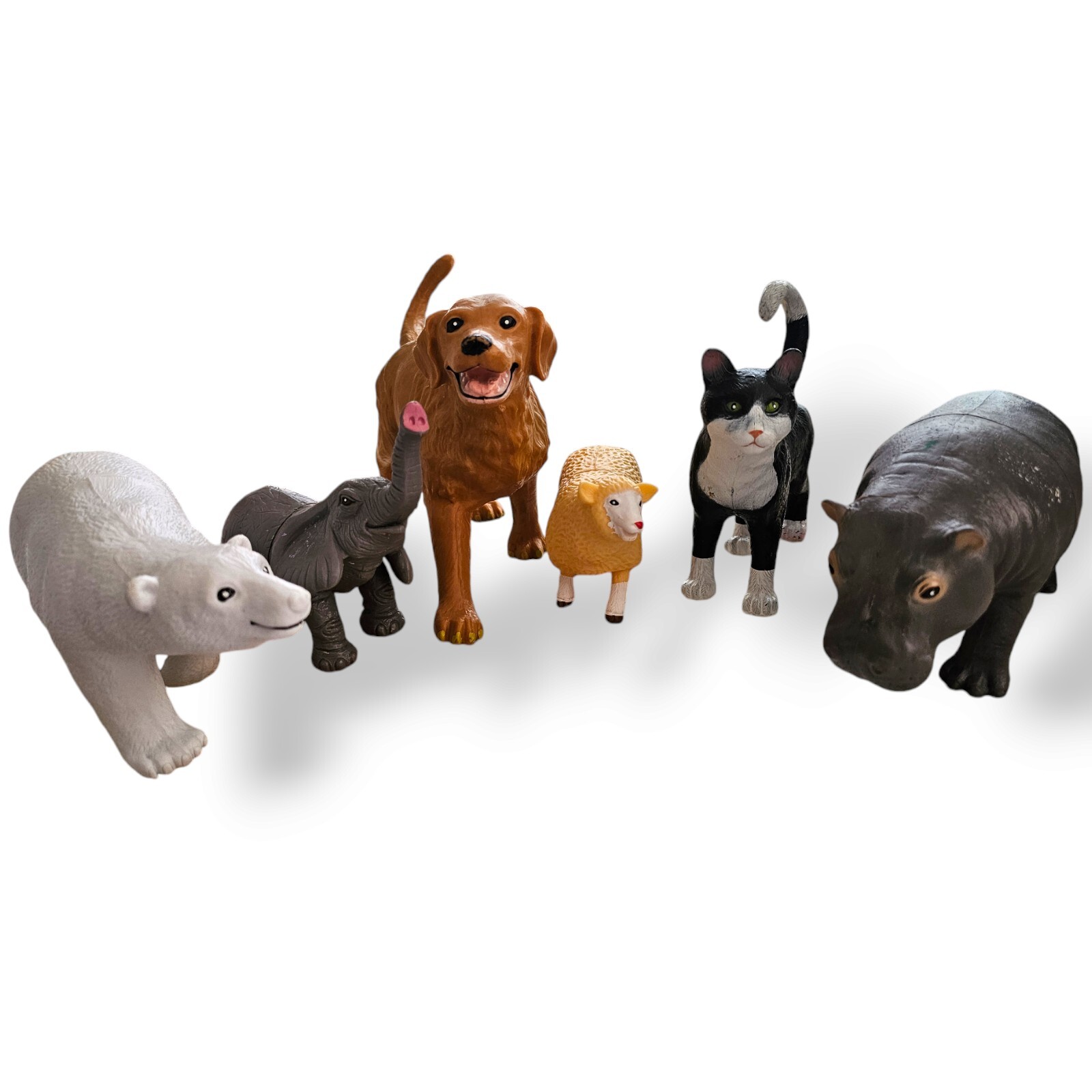 Lot Of 6 Learning Resources Jumbo Sized Animals