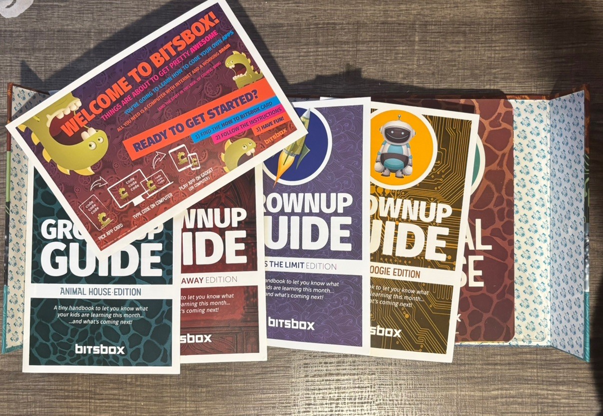 Bitsbox Computer Coding 6 Coding Sets, 2 Binders Homeschool STEM Educational