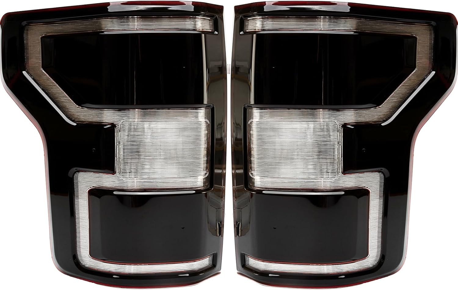 Brake Tail Light Lamp Compatible Ford F150 2018-2020 Smoke Halogen