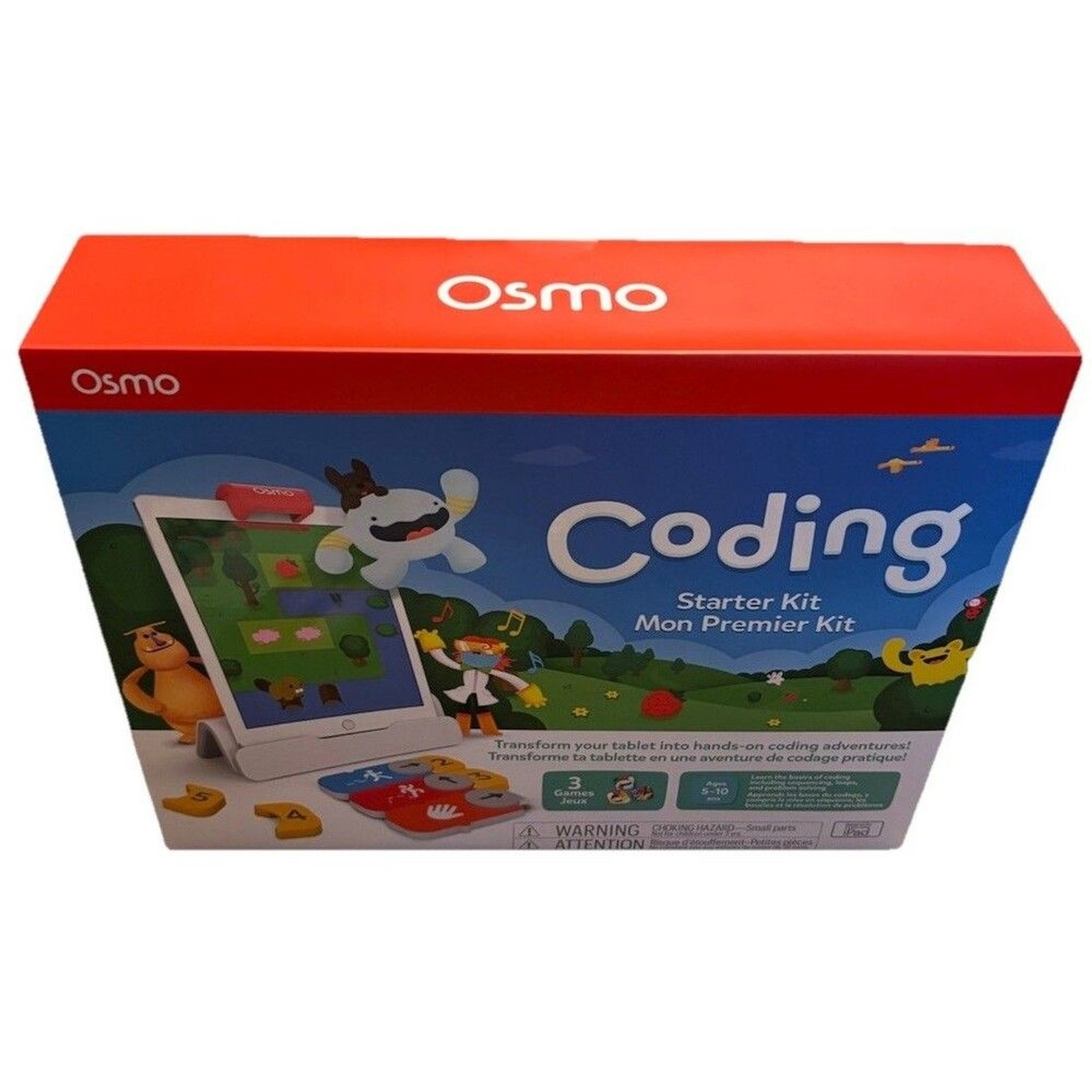 Osmo Coding Starter Kit Educational Toy for iPad 5-10 Years, Age Level 4-7 NEW