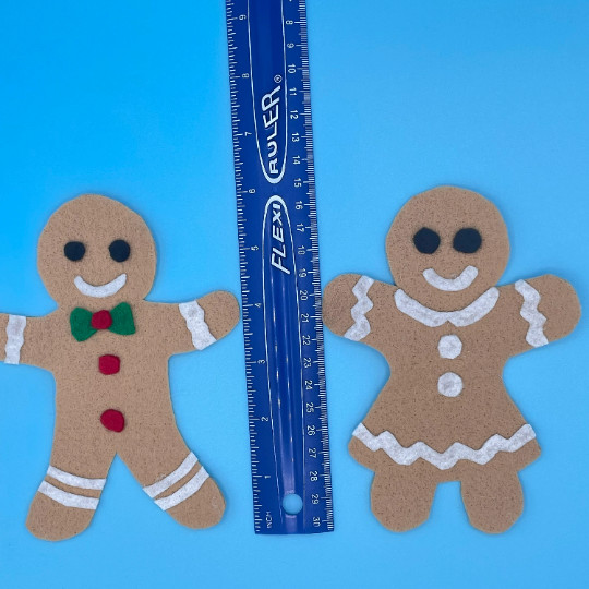 Gingerbread House Felt Board Pieces – Handcrafted Felt Pieces