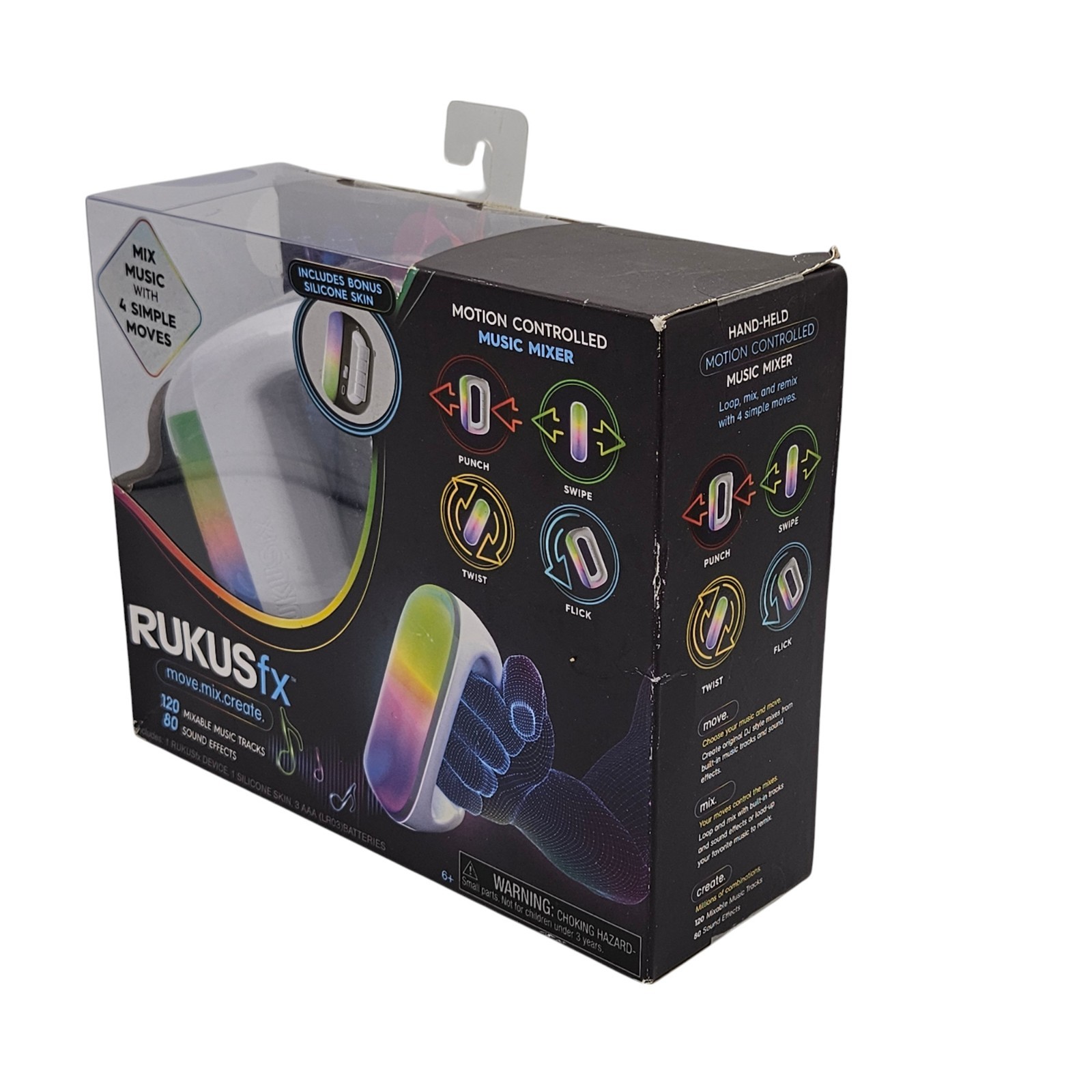 Rukus fx Hand Held Motion Controlled Music Mixer Bonus Silicone Skin RUKUSfx